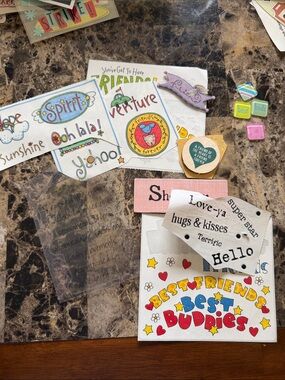 Misc Friends Scrapbook Embellishments